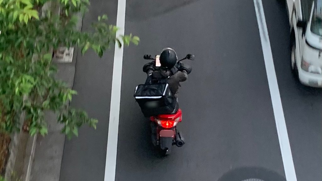 ウーバーイーツの配達ができないバイク